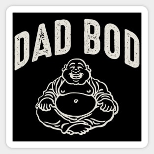 Dad Bod Buddha Sticker